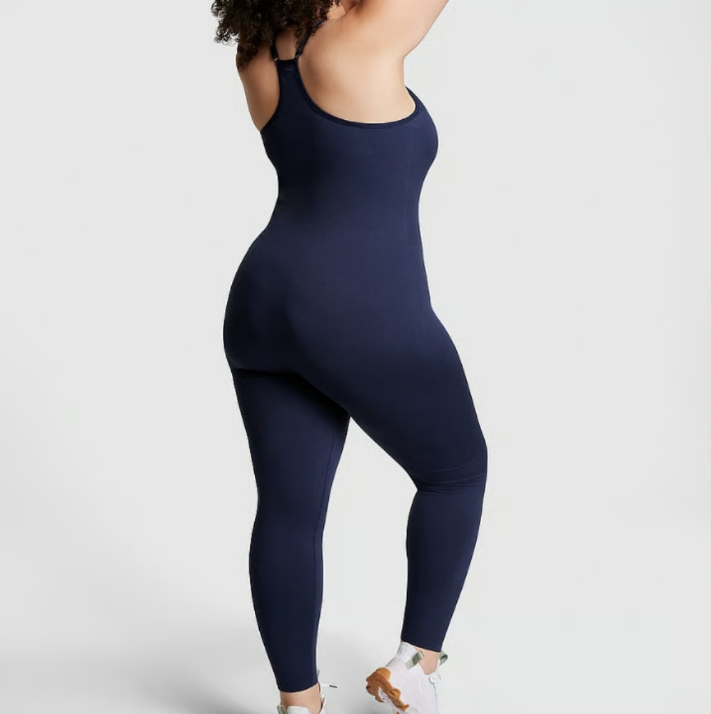 Victoria's Secret Pink Seamless Onesie Blue